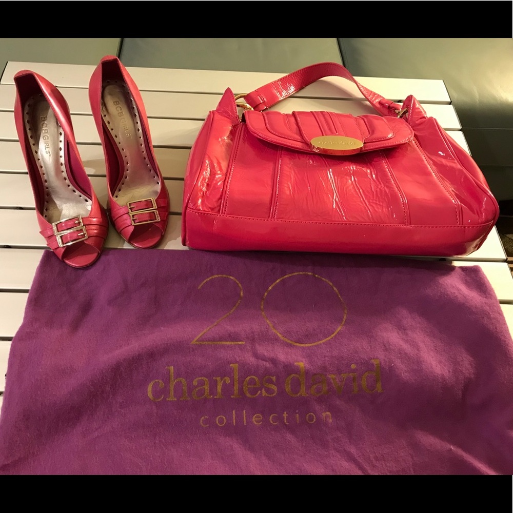 Charles David pink purse